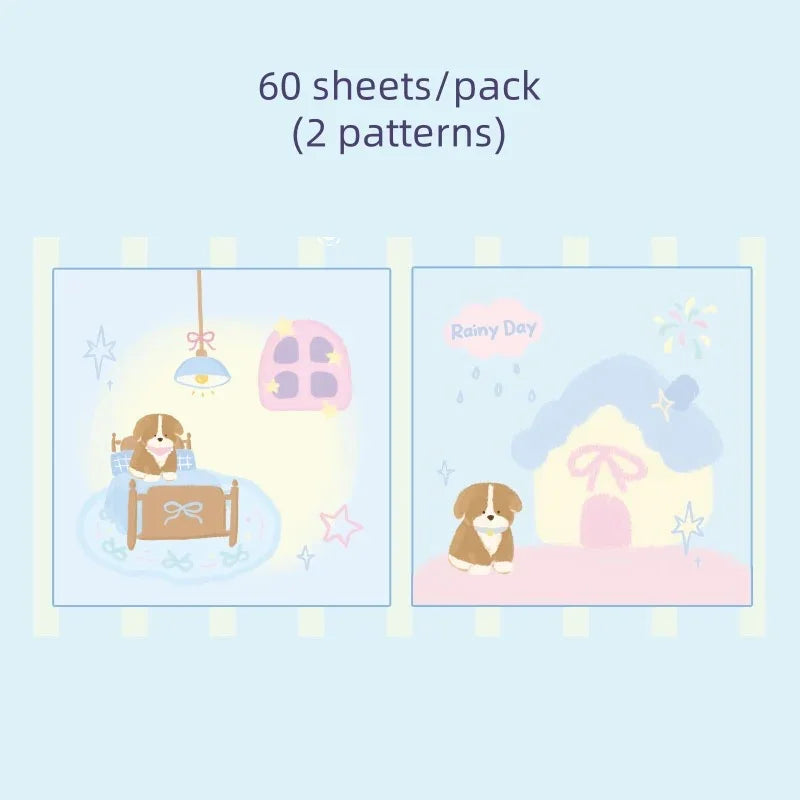 KAWAII PASTEL PUPPY MEMO PADS