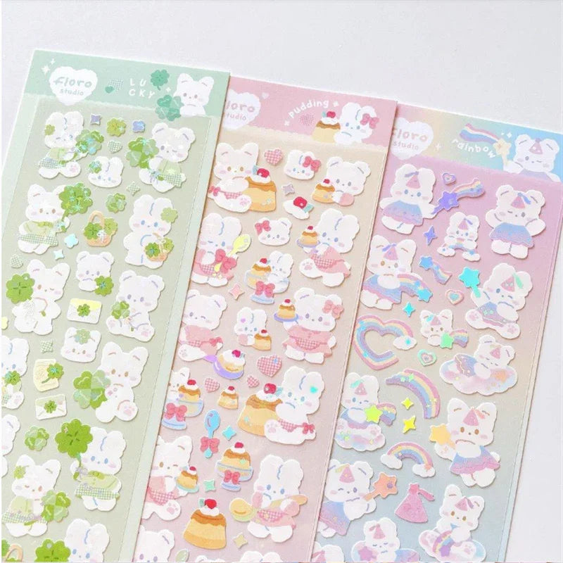 CUTE BUNNY STICKERS