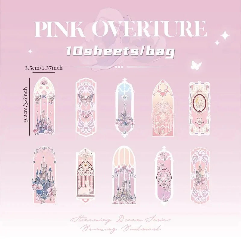 HOLOGRAPHIC SHINY CASTLE BOOKMARK