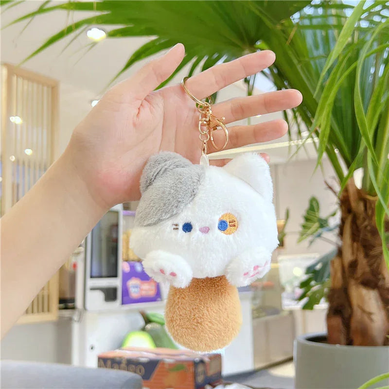 BIG TAILED CAT PLUSH BAG CHARM