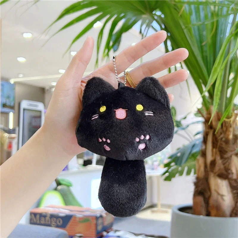 BIG TAILED CAT PLUSH BAG CHARM