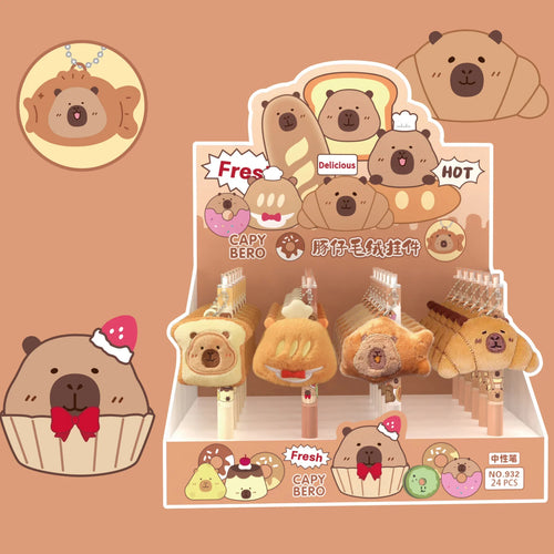 CAPYBARA PLUSH CHARM GEL PEN 0.5MM