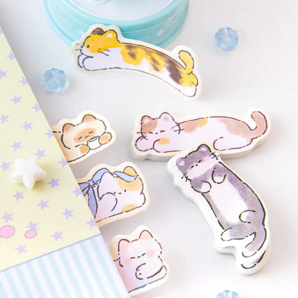 KAWAII CAT STICKY NOTE TABS