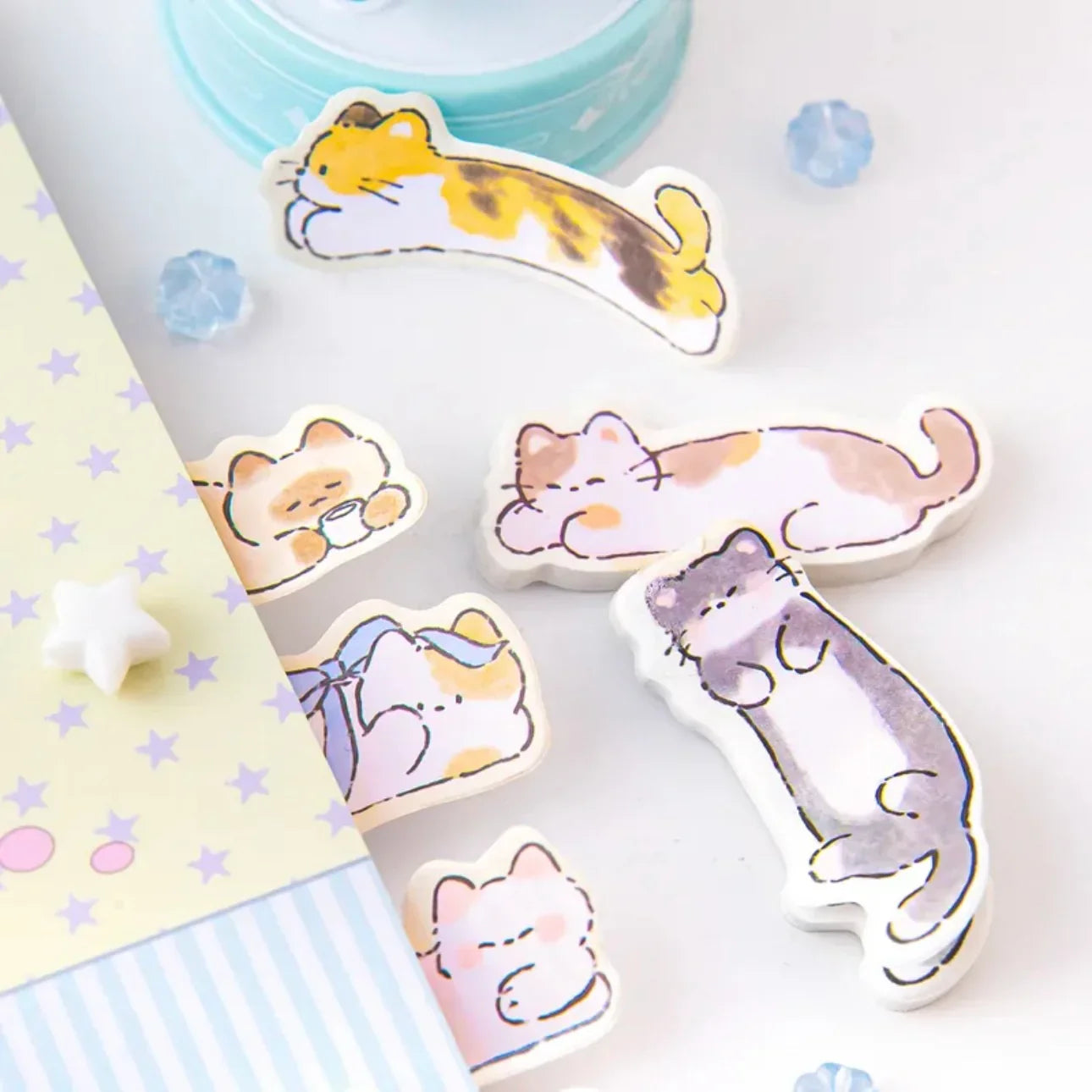 KAWAII CAT STICKY NOTE TABS