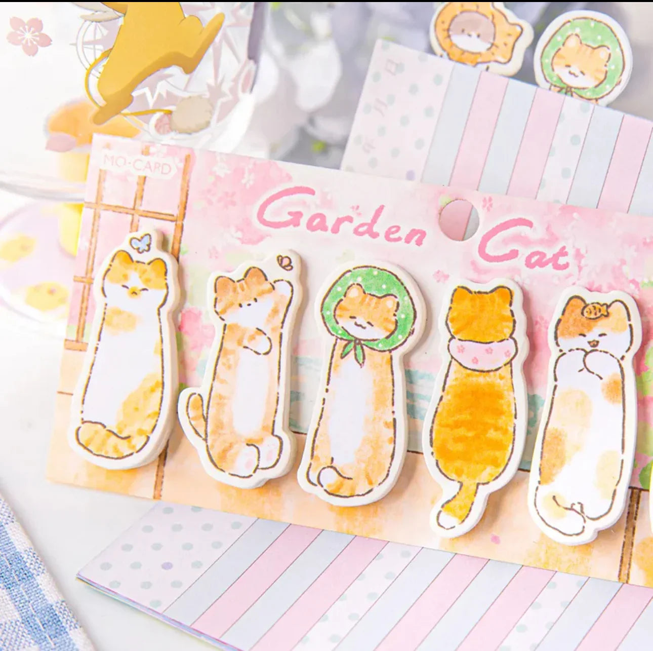 KAWAII CAT STICKY NOTE TABS