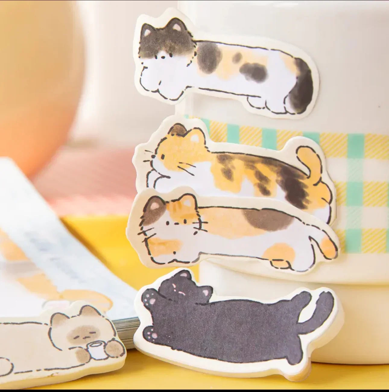 KAWAII CAT STICKY NOTE TABS