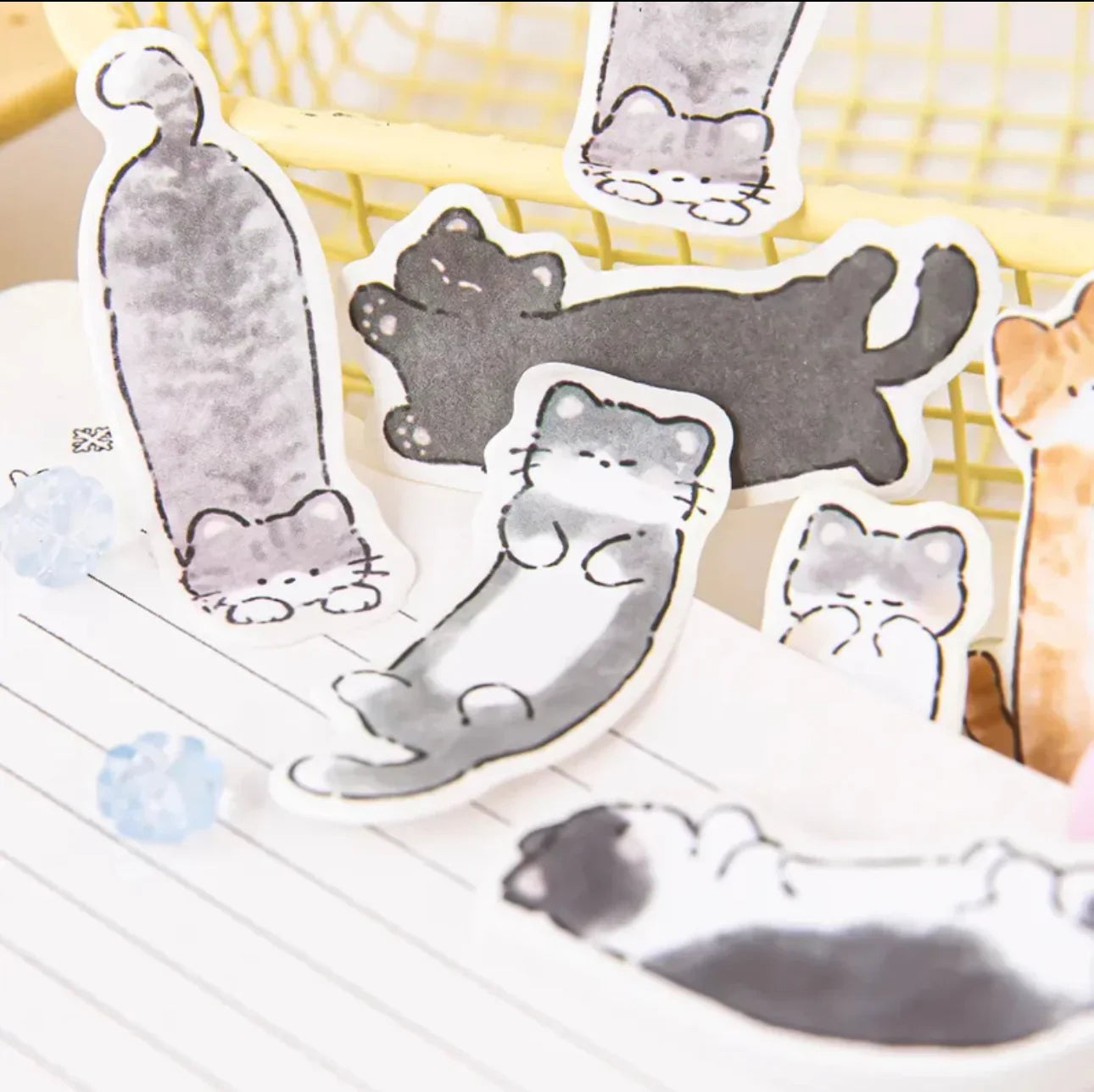 KAWAII CAT STICKY NOTE TABS