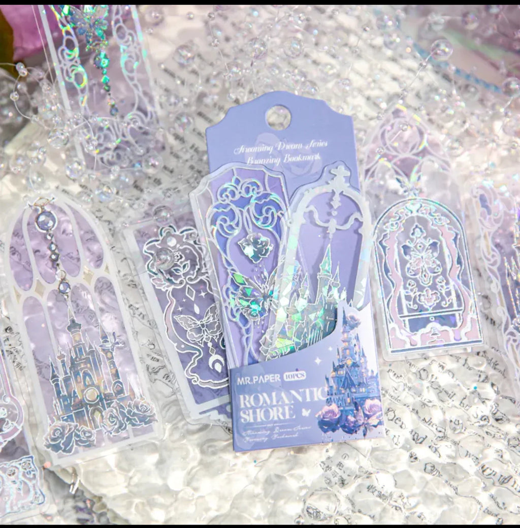 HOLOGRAPHIC SHINY CASTLE BOOKMARK