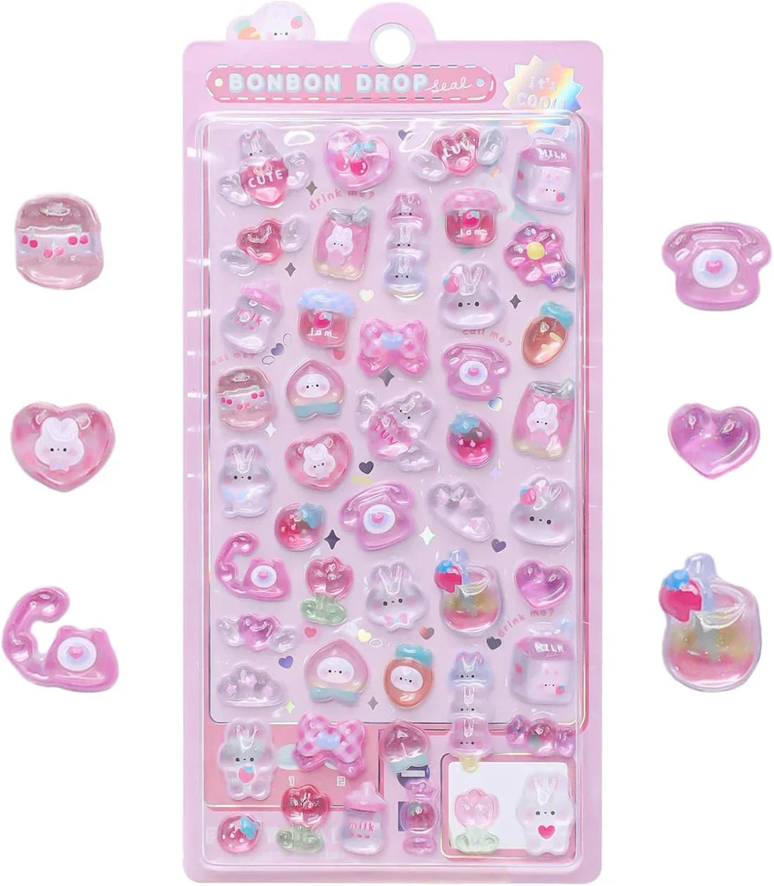 BONBON DROP 3D PUFFY STICKERS