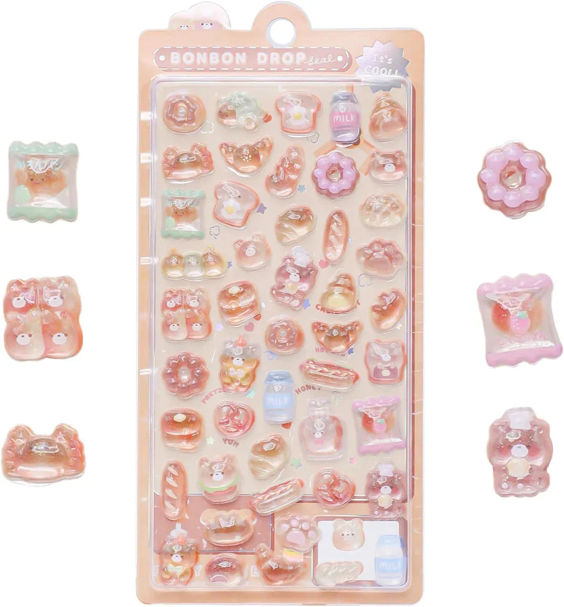 BONBON DROP 3D PUFFY STICKERS