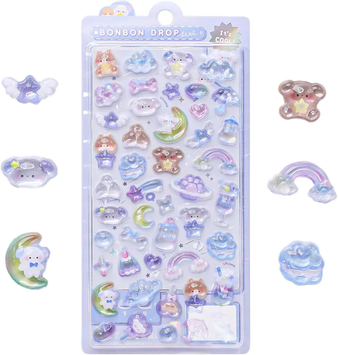 BONBON DROP 3D PUFFY STICKERS