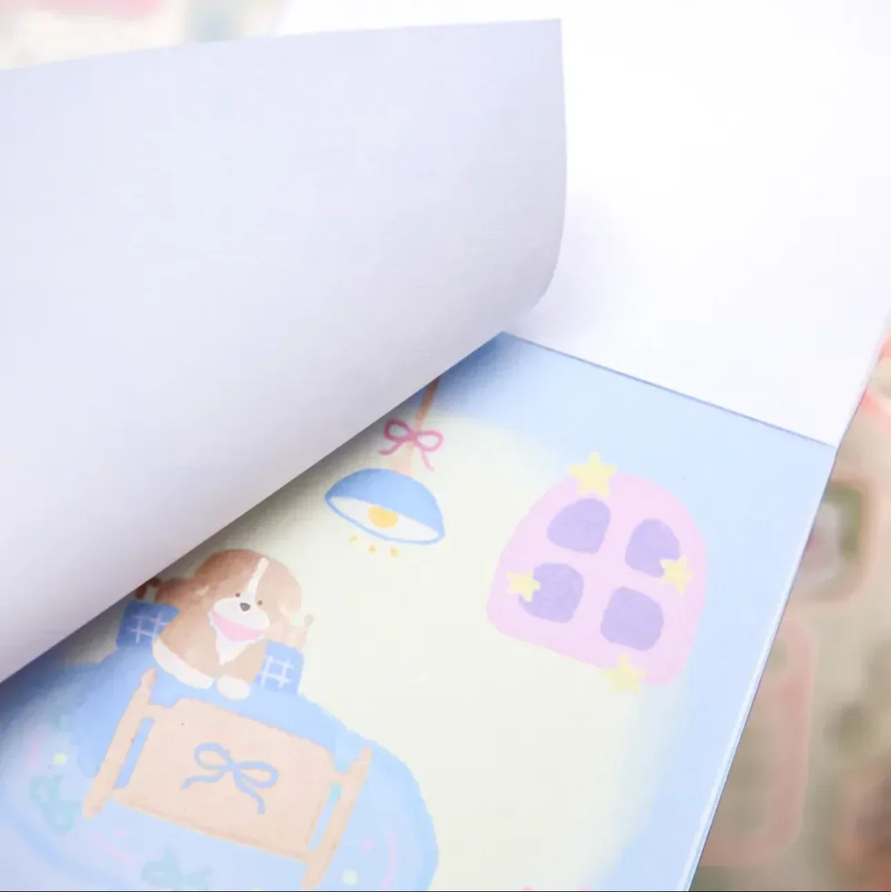 KAWAII PASTEL PUPPY MEMO PADS