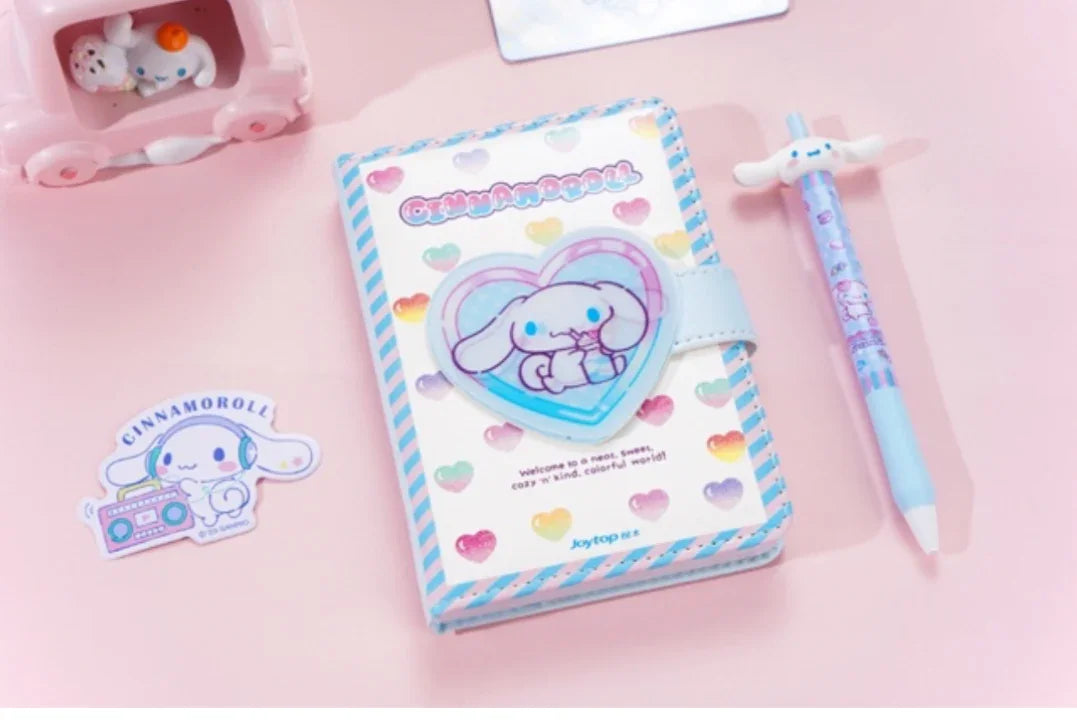 Marshmallow- Raster PU Notebook with Magnetic Closure A6 size