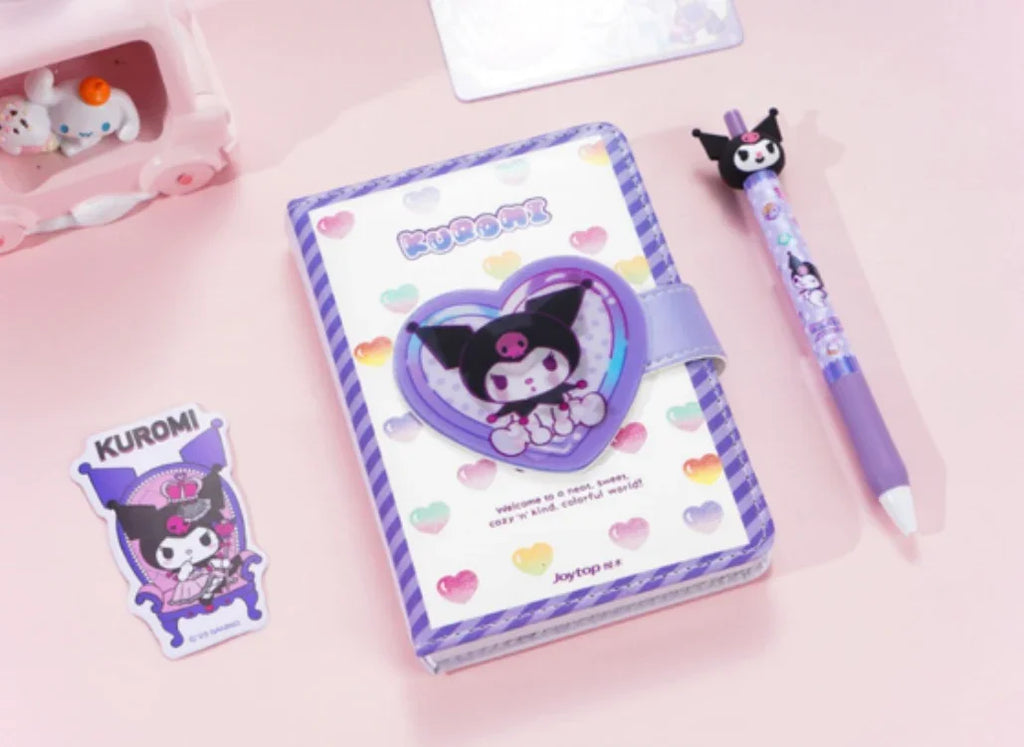 Marshmallow- Raster PU Notebook with Magnetic Closure A6 size