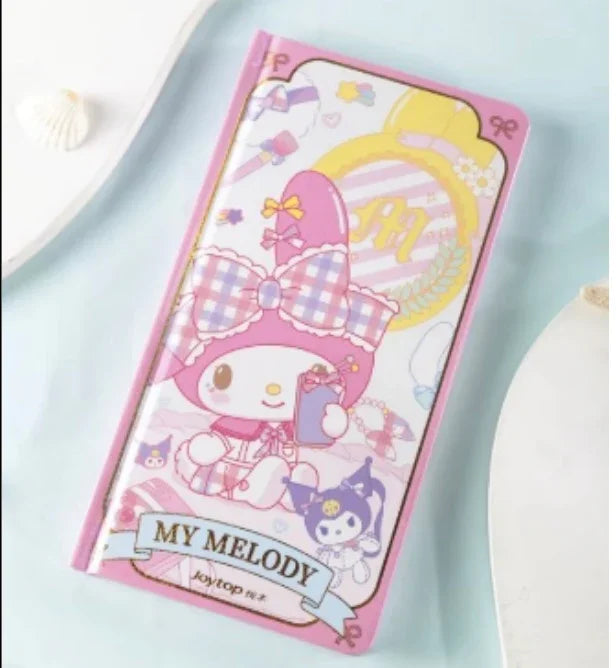 JK Academy series- stand notepad Kitty  weeks notebook with 2 sheet stickers